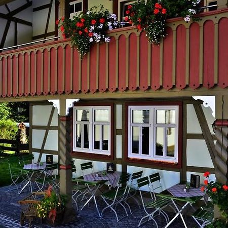 Hotel Café im Hof Streufdorf Exterior foto