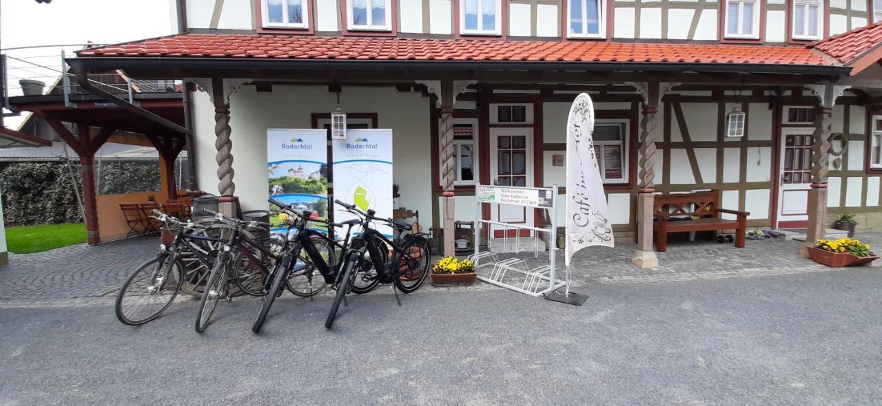 Hotel Café im Hof Streufdorf Exterior foto