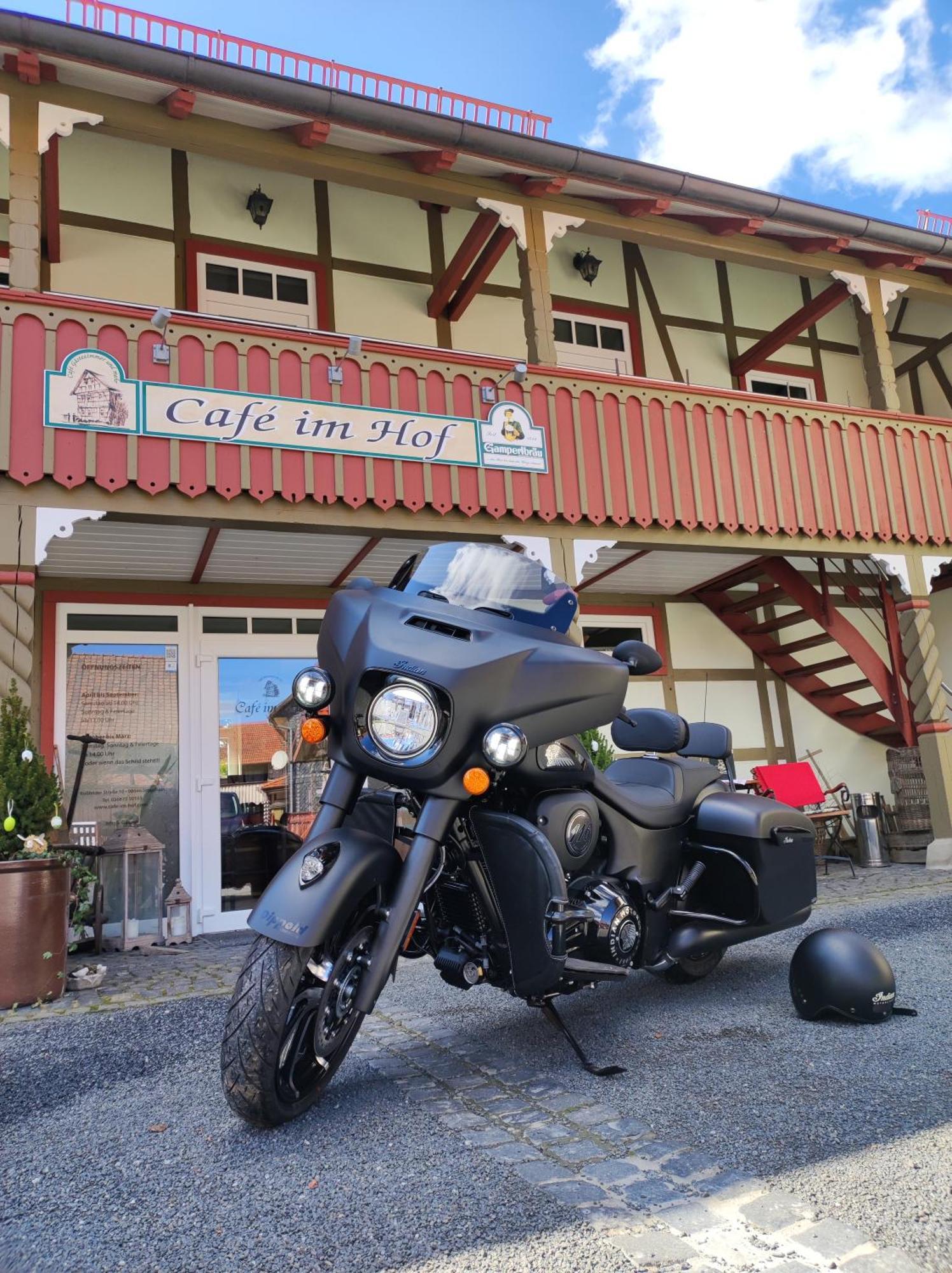 Hotel Café im Hof Streufdorf Exterior foto