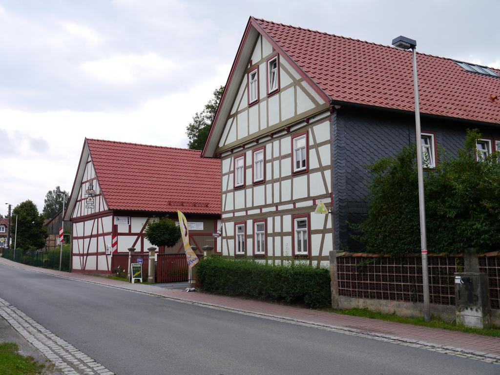 Hotel Café im Hof Streufdorf Exterior foto