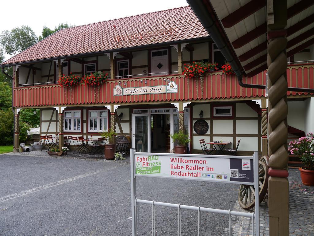Hotel Café im Hof Streufdorf Exterior foto