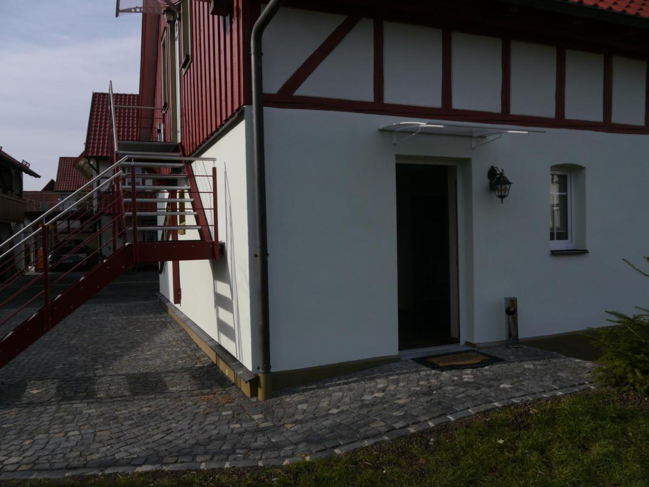 Hotel Café im Hof Streufdorf Exterior foto