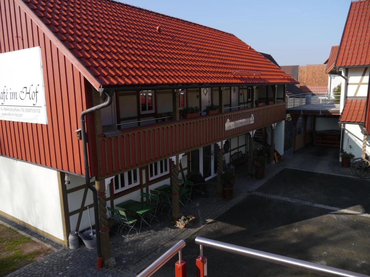 Hotel Café im Hof Streufdorf Exterior foto